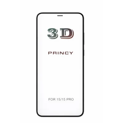 Película Vidro 3d Compativel Para Iphone 15 / 15 Pro / 16