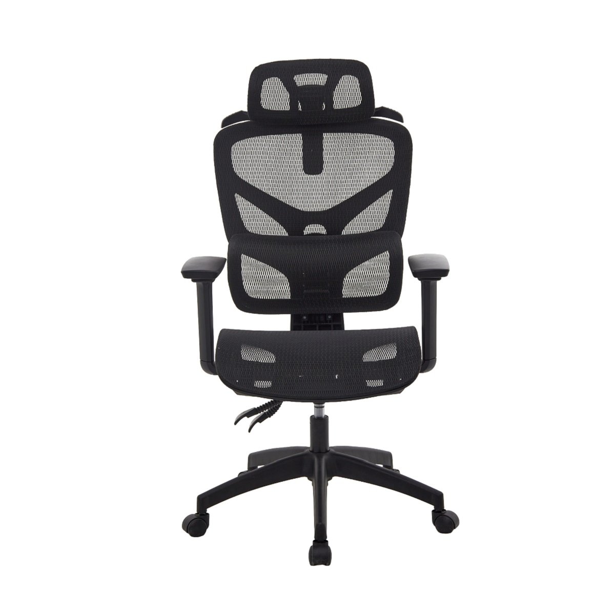 Cadeira Gamer Mesh Log Ut-3215 Encosto Em Malha E Apoio De Cabeça Preta