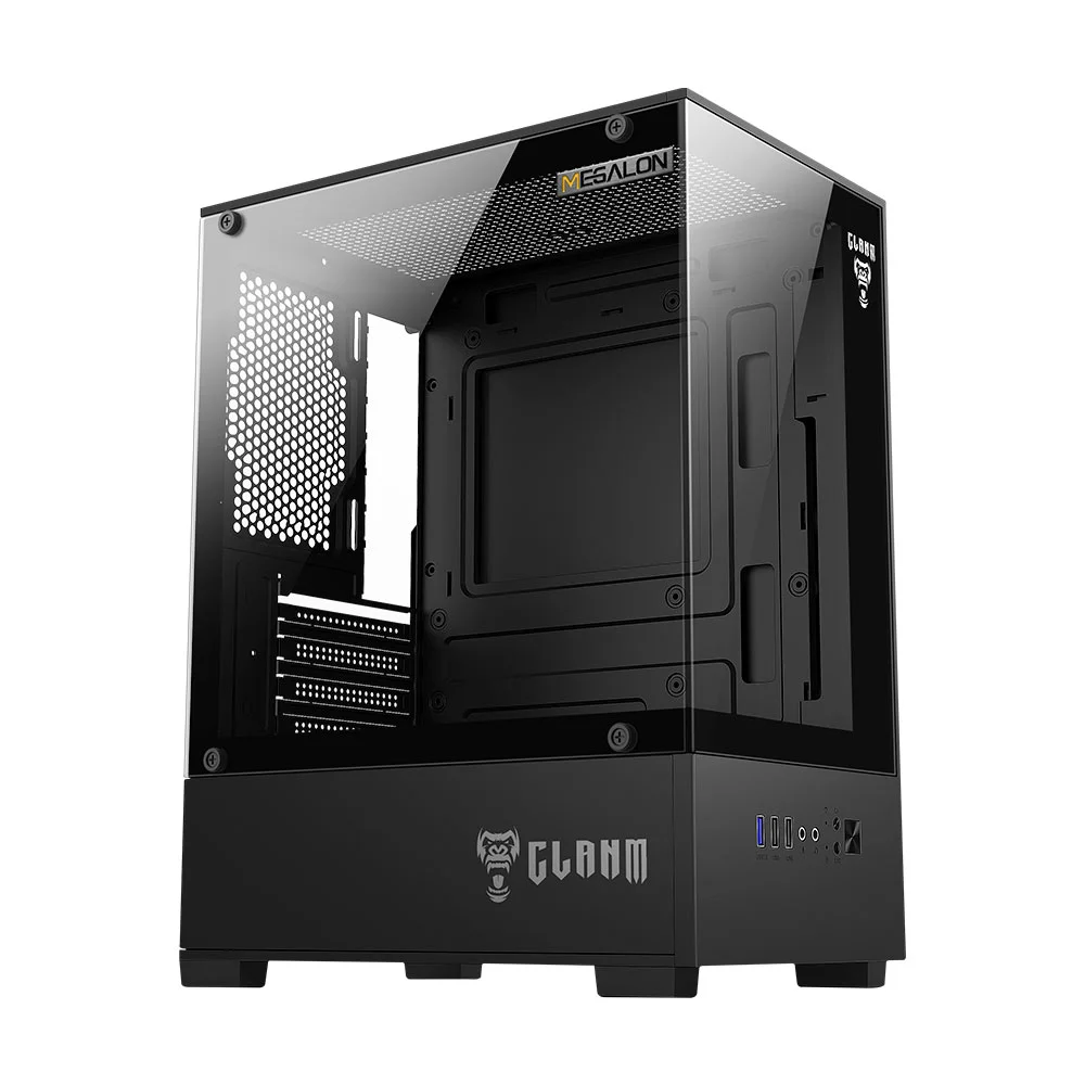 Imagem 5 de 5 do produto Gabinete Clanm Night Megalon Micro-ATX Mini Tower Preto