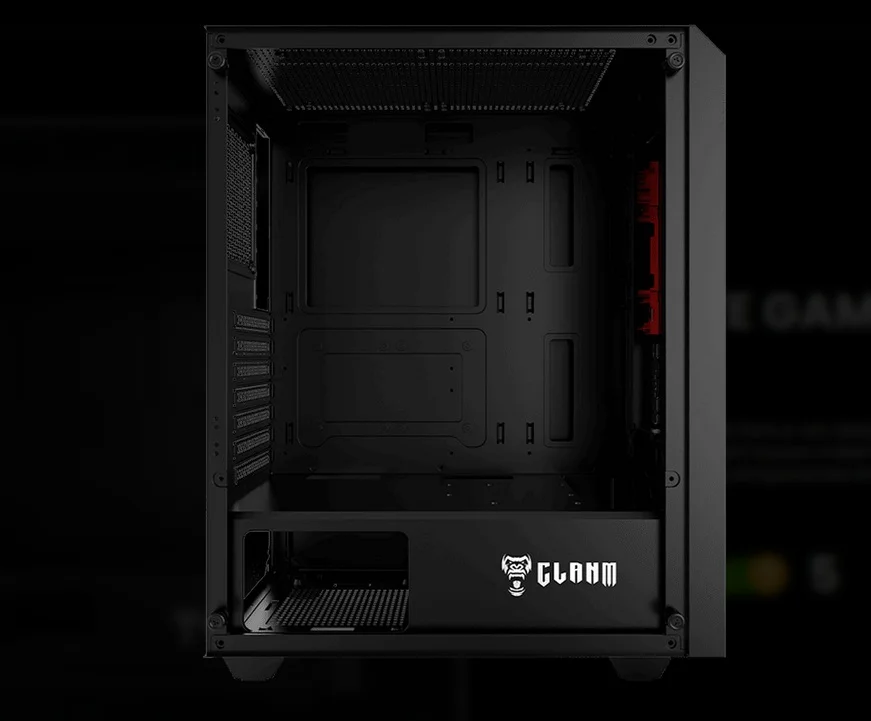 Imagem 3 de 4 do produto Gabinete Clanm Zilla ATX Mid Tower Preto