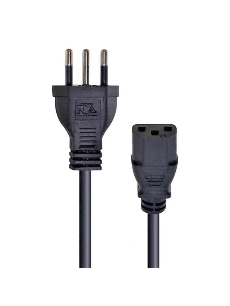Cabo De Força Tripolar Para Fonte 3x0,50 Mm 250v - 0,5m (10