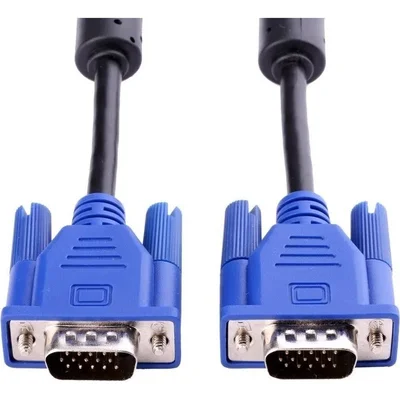 Cabo Vga 1,5m Para Monitor, Projetor, PC E Tv – Vídeo E Áudio