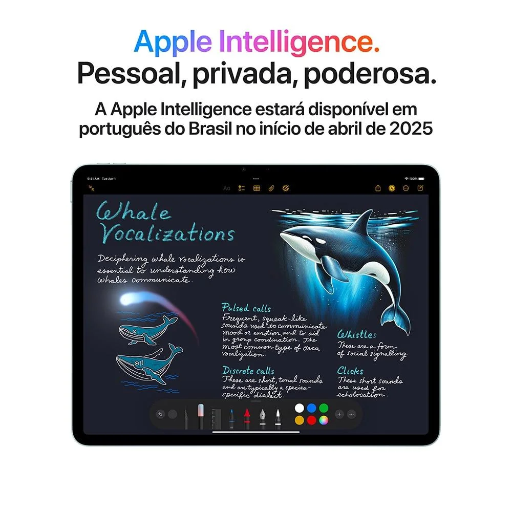 Imagem 5 de 5 do produto Apple Ipad Air 11" M3, 7ª Geração, Wi-fi, 1TB - Azul