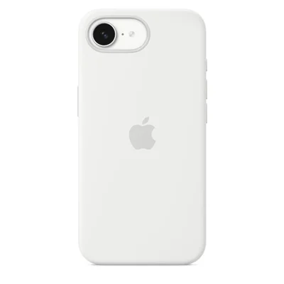 Capa De Silicone Para Iphone 16e – Branco