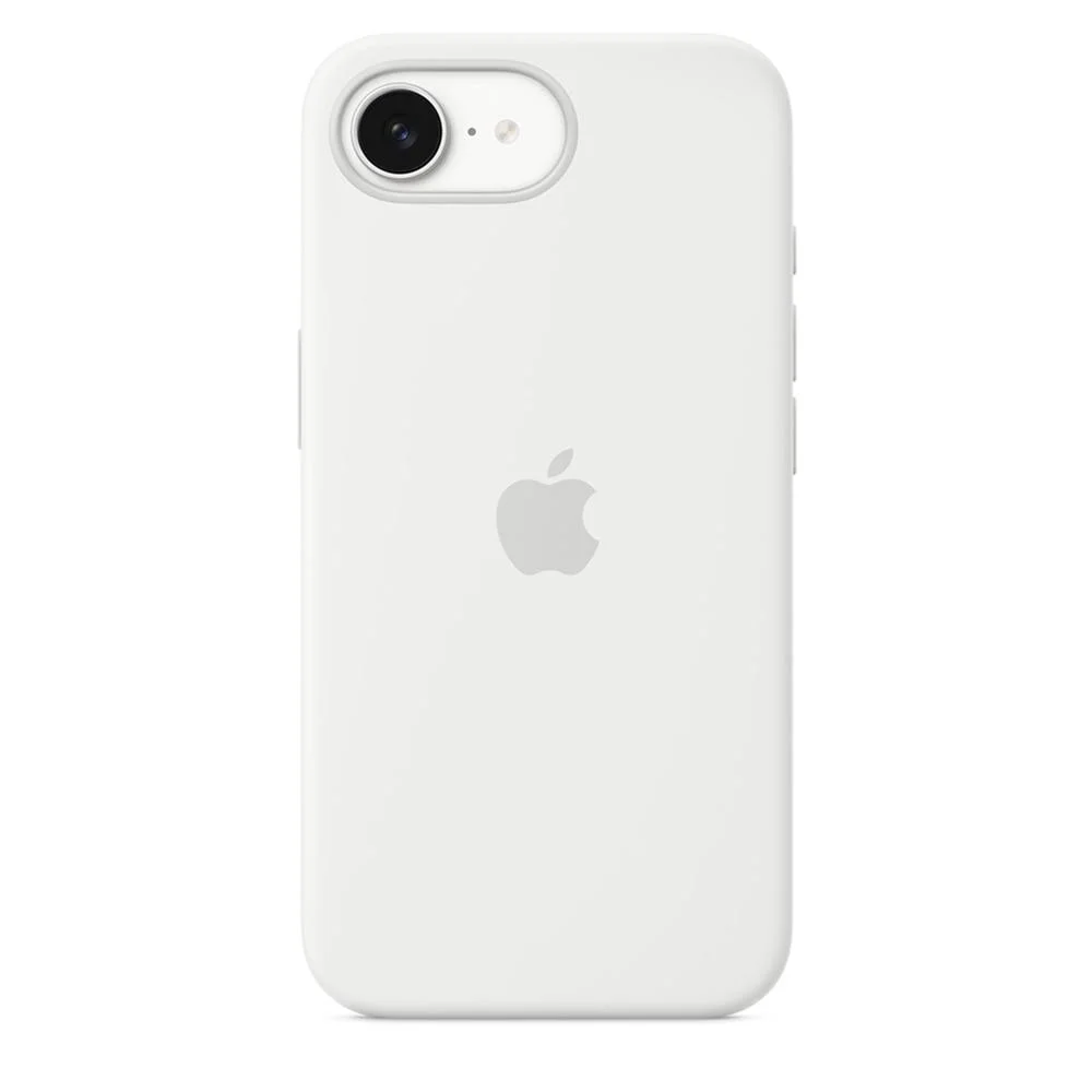 Capa De Silicone Para Iphone 16e – Branco