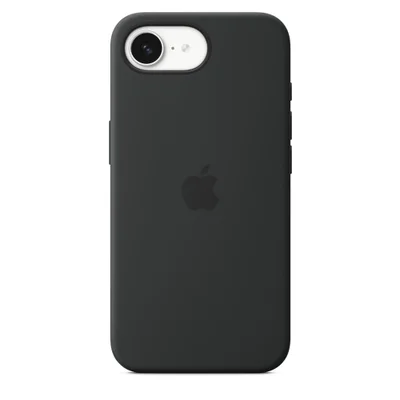 Capa De Silicone Para Iphone 16e – Preto