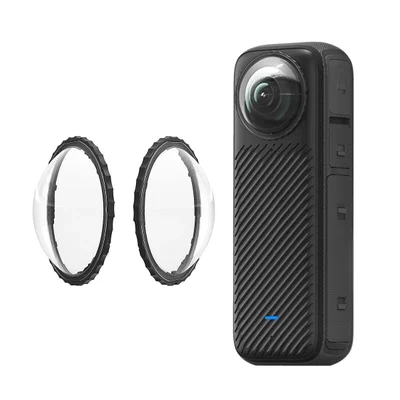 Protetores De Lente Em Acrílico Para Câmera Insta360 X4