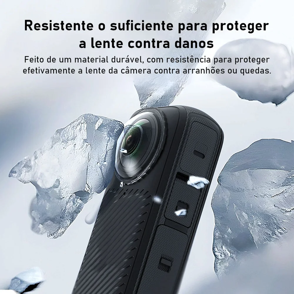 Imagem 3 de 5 do produto Protetores De Lente Em Acrílico Para Câmera Insta360 X4