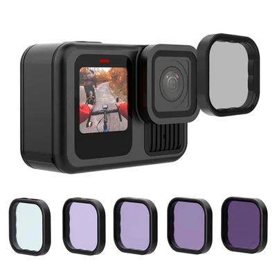 Kit Filtros Nd8/16/32/64 + Cpl Para Gopro 13/12/11/10/9 - Telesin