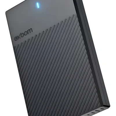 Hd Externo 500gb Slim Case 2,5 Usb 3.0 Notebook PC Tv Cor Preto