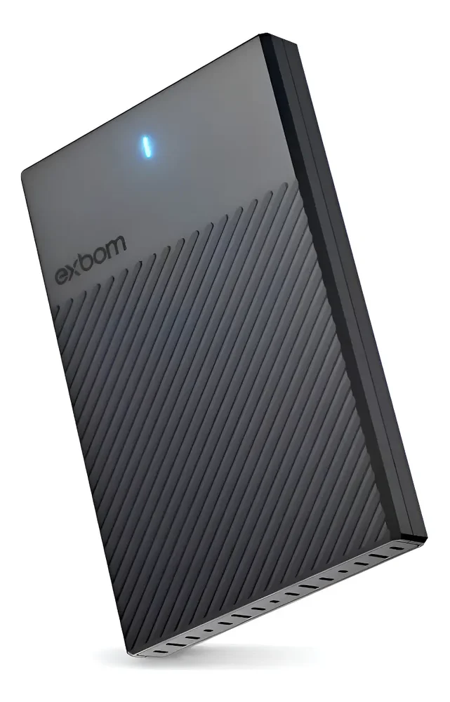 Hd Externo 500gb Slim Case 2,5 Usb 3.0 Notebook PC Tv Cor Preto