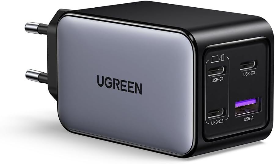 Carregador Rápido Ugreen Nexode 65w Ganinfinity Com (4 Portas) Múltiplos Protocolos
