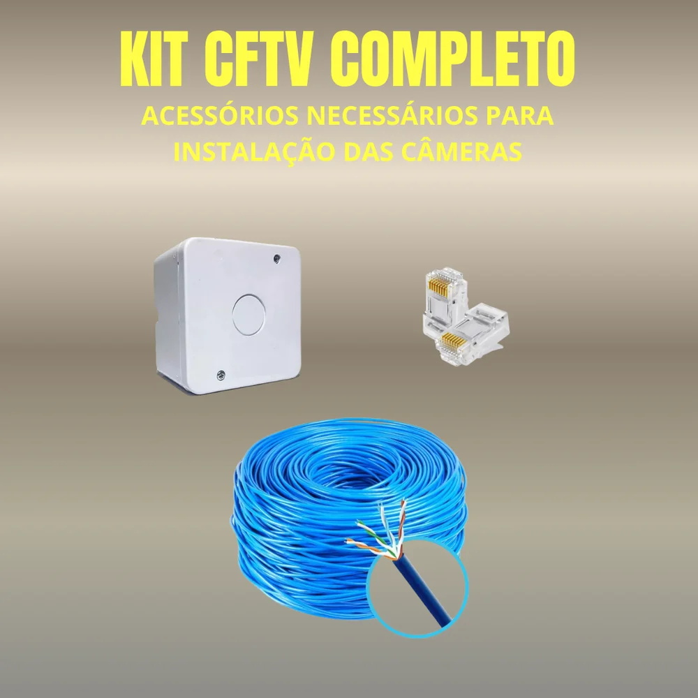Imagem 2 de 5 do produto Kit Cftv Intelbras Nvd 1408p 5 Câmeras Ip E Hd 1TB Purple