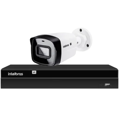 Kit Cftv 1 Câmera Ip Vipc 1230b Intelbras Nvd 1404p S/hd