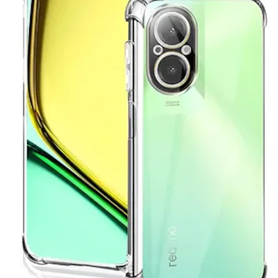 Capa Capinha Antishock Reforçada Transparente Para Realme C67 4g