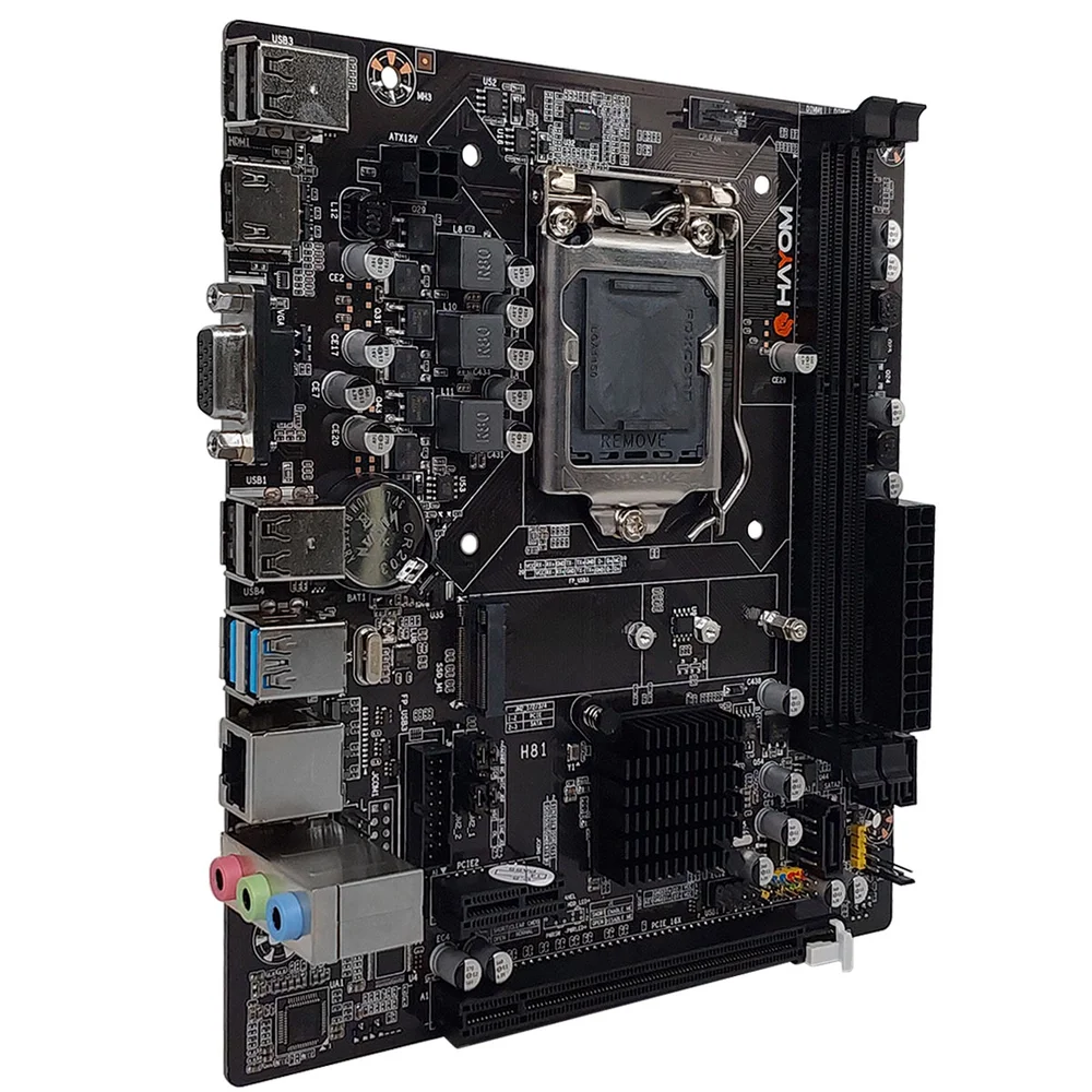Placa Mãe Hayom H81 M2 Intel 1150, Ddr3, Micro Atx- Oem Placa Mãe Hayom H81 M2 Intel 1150, Ddr3, Micro Atx- Oem