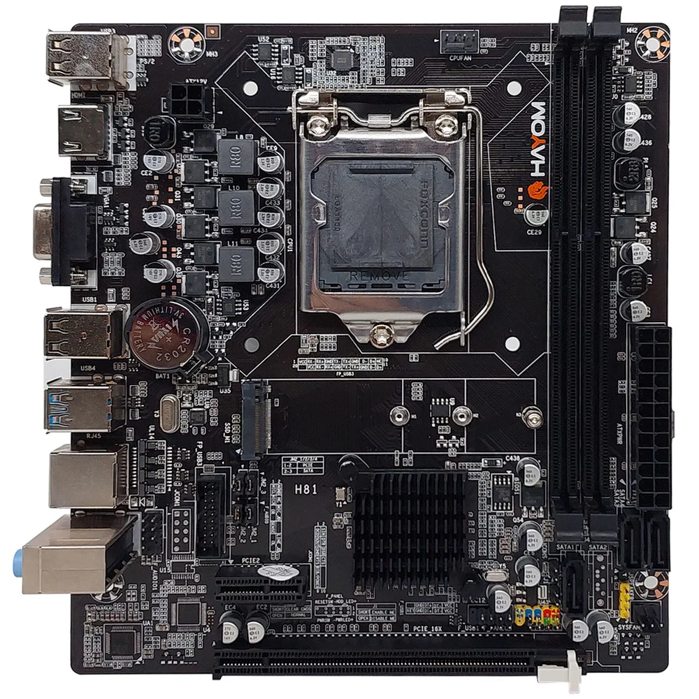 Placa Mãe Hayom H81 M2 Intel 1150, Ddr3, Micro Atx- Oem Placa Mãe Hayom H81 M2 Intel 1150, Ddr3, Micro Atx- Oem