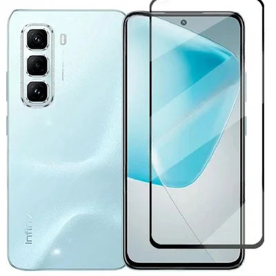 Película De Vidro Temperada Anti Risco 3d 9d Para Infinix Hot 60 Pro