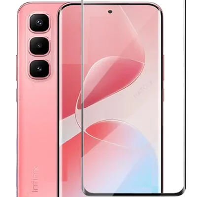 Película De Vidro Curvada Temperada 3d Para Infinix Hot 60 Pro+ Plus