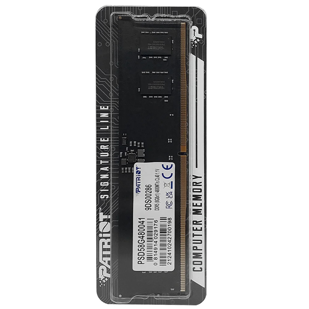 Imagem 2 de 3 do produto Memória 8GB, Patriot, Ddr5, 4800mhz, Cl40 - Psd58g480041