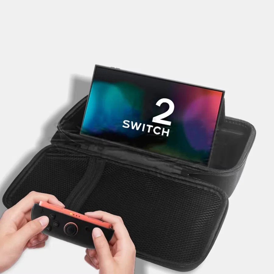 Imagem 4 de 5 do produto Case Nintendo Switch 2 Ns2 Bolsa Com Espaço Para Dock E Carregador