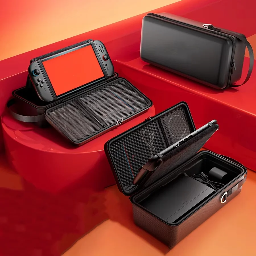 Imagem 5 de 5 do produto Case Nintendo Switch 2 Ns2 Bolsa Com Espaço Para Dock E Carregador