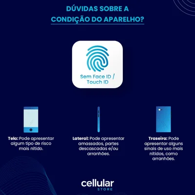 Usado Iphone 11 128 GB Branco Sem Touch / Face Id 15