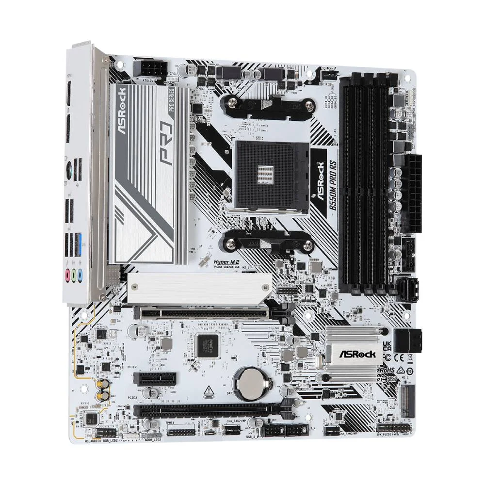 Imagem 3 de 5 do produto Placa Mãe Asrock B550m Pro Rs Am4 4xDDR4 Chipset Amd B550 Matx