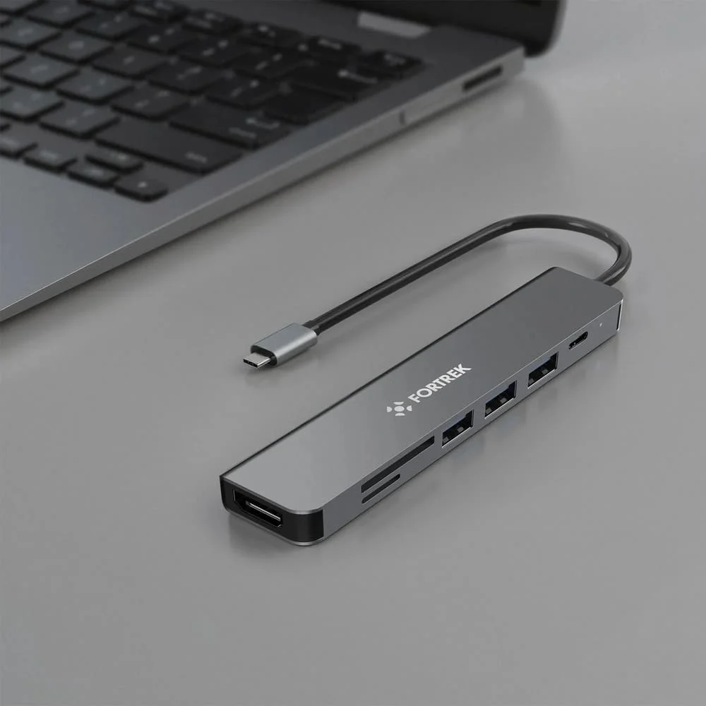 Imagem 2 de 5 do produto Hub Usb-c 7 Portas Fortrek Dc75