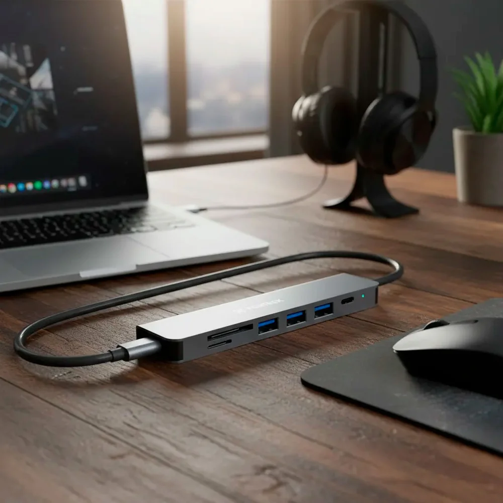 Imagem 5 de 5 do produto Hub Usb-c 7 Portas Fortrek Dc75