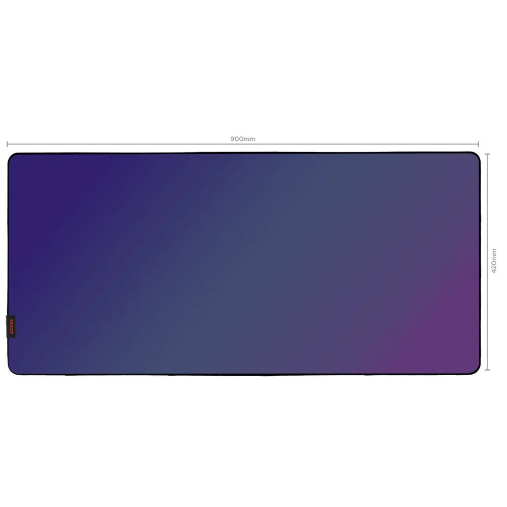 Imagem 2 de 5 do produto Mouse Pad Gamer PCyes Obsidian G4d Purple Extended 900x420mm - Tecido Com Infusção De Vidro - Pempg4dex