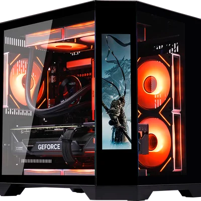 Gabinete Gamer K-mex Aquário Cg-02kv Com Monitor Dynamic