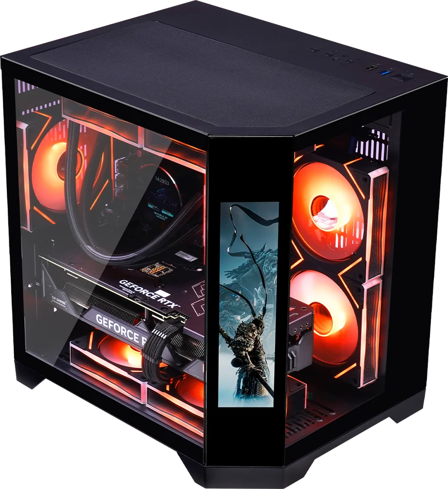 Imagem 2 de 5 do produto Gabinete Gamer K-mex Aquário Cg-02kv Com Monitor Dynamic