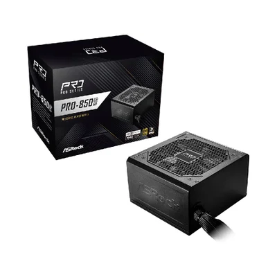 Fonte De Alimentação Asrock Pro 850w 80 Plus Gold C/ Cabo - Pro-850g