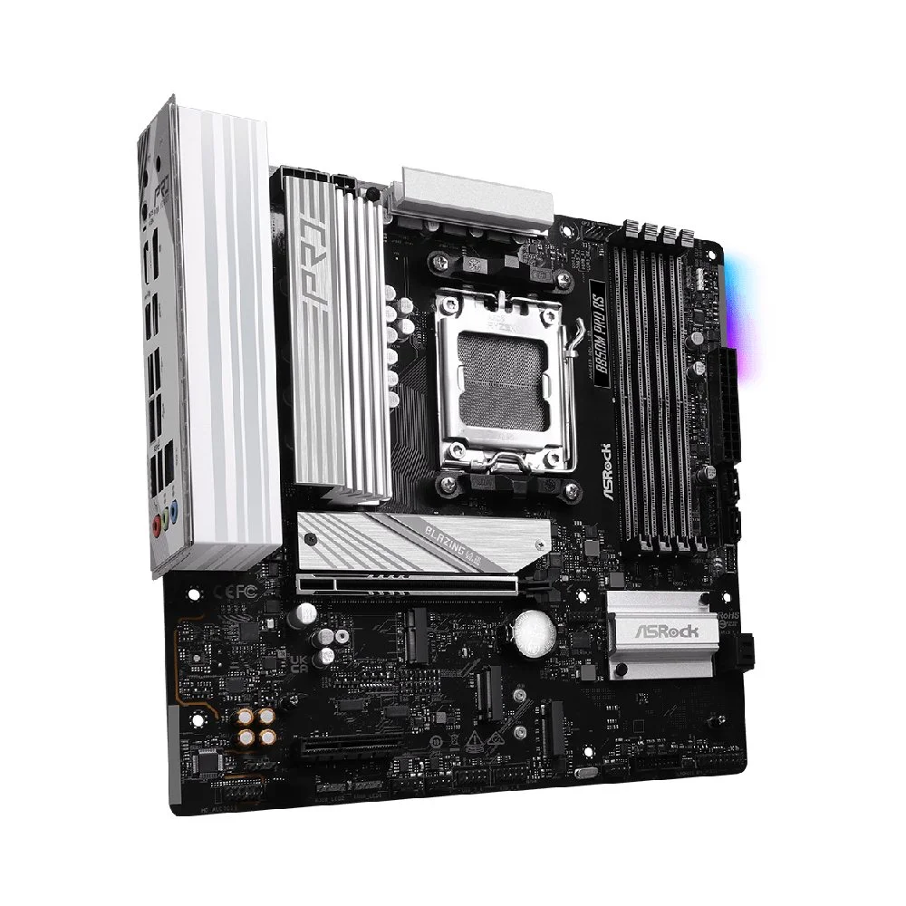 Imagem 5 de 5 do produto Placa Mãe Asrock B850m Pro Rs Am5 4xDDR5 Chipset B850 Matx