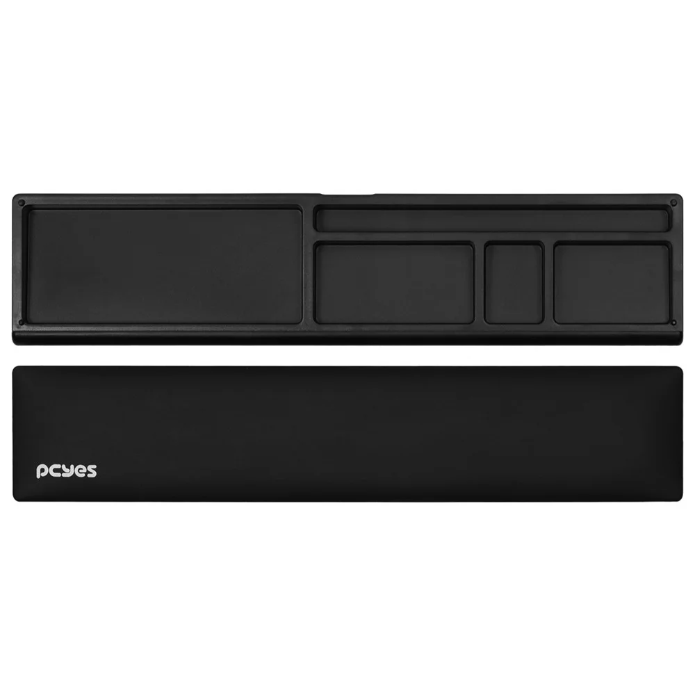 Imagem 3 de 5 do produto Apoio De Pulso Ergonomico PCyes Com Organizador - 355 X 80 Mm - Aporg01