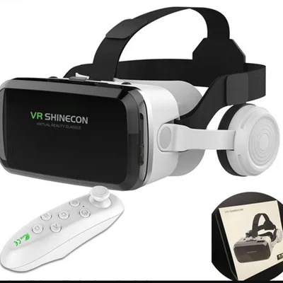 Oculos Vr Realidade Virtual 3d Com Fone De Ouvido Bluetooth Shinecon