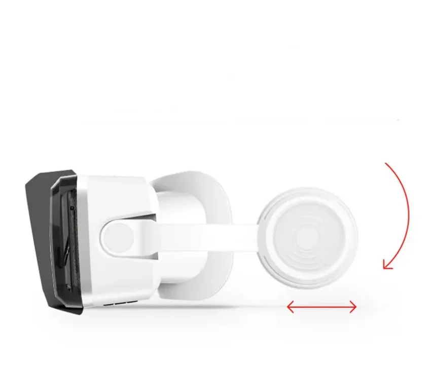 Imagem 3 de 4 do produto Oculos Vr Realidade Virtual 3d Com Fone De Ouvido Bluetooth Shinecon