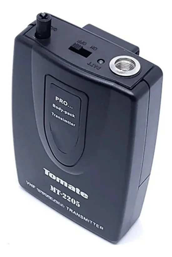 Imagem 3 de 4 do produto Microfone Lapela Sem Fio Tomate Mt-2205 Dinâmico Fone De Ouvido