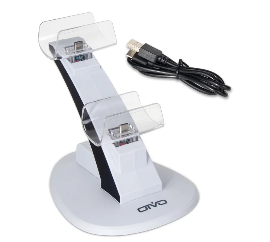 Imagem 4 de 4 do produto Estação Carregamento Controle Ps5 Dual Carregador Usb Dock