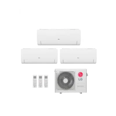 Ar Condicionado Multi Split Inverter 3 Ambientes (hiwall 2x 9.000btus, 1x12.000btus) Quente/frio Wifi Integrado 220v