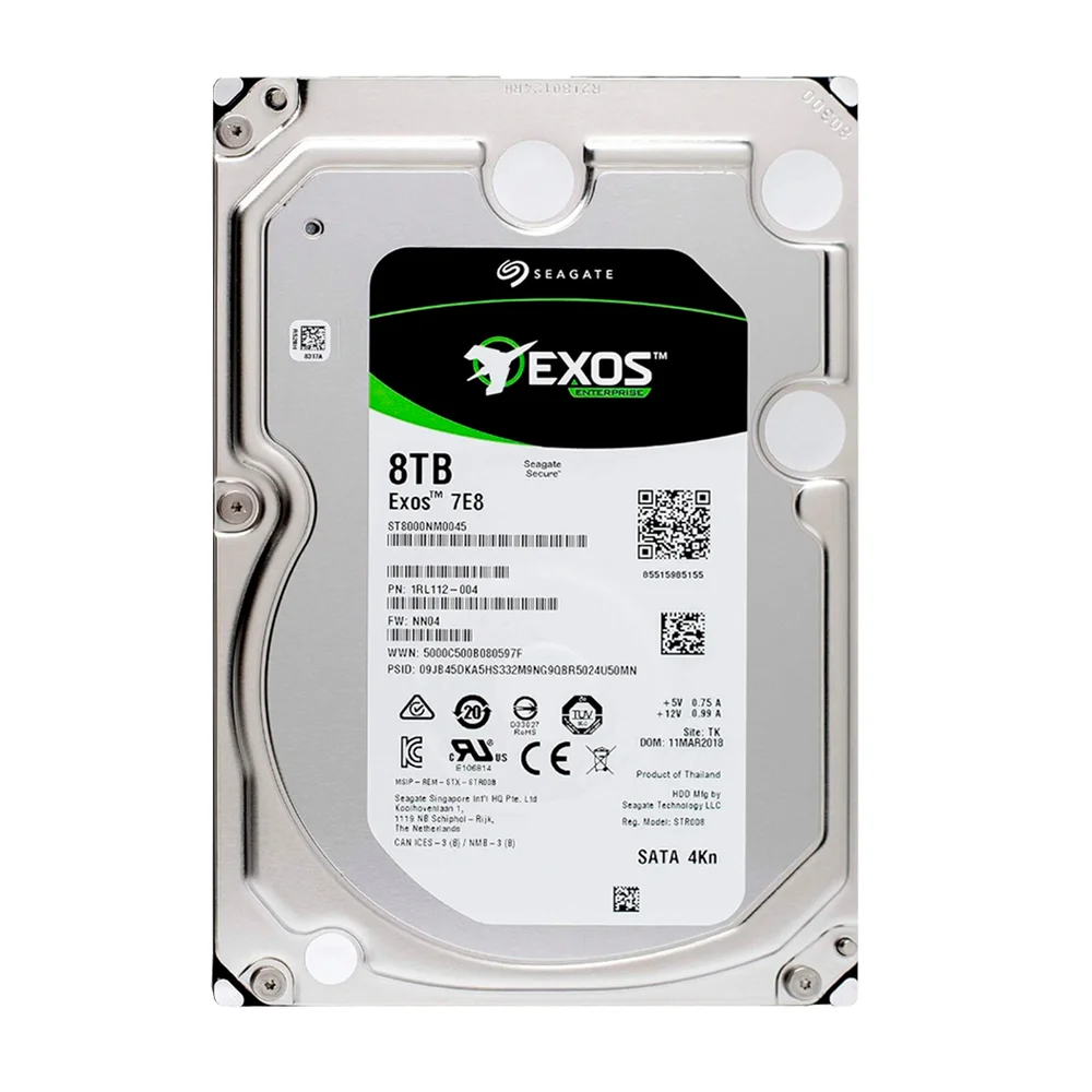 Seagate ST8000DM004 8TB 4本セット ST8000DM004 内蔵HDD SATA接続 BarraCuda3.5(キャッシュ256MB) [8TB