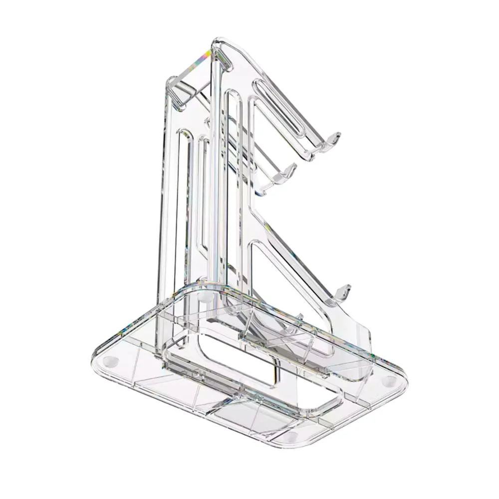 Imagem 4 de 5 do produto Suporte Multiuso Para Fone Joystick Resistente Transparente Com Luzes