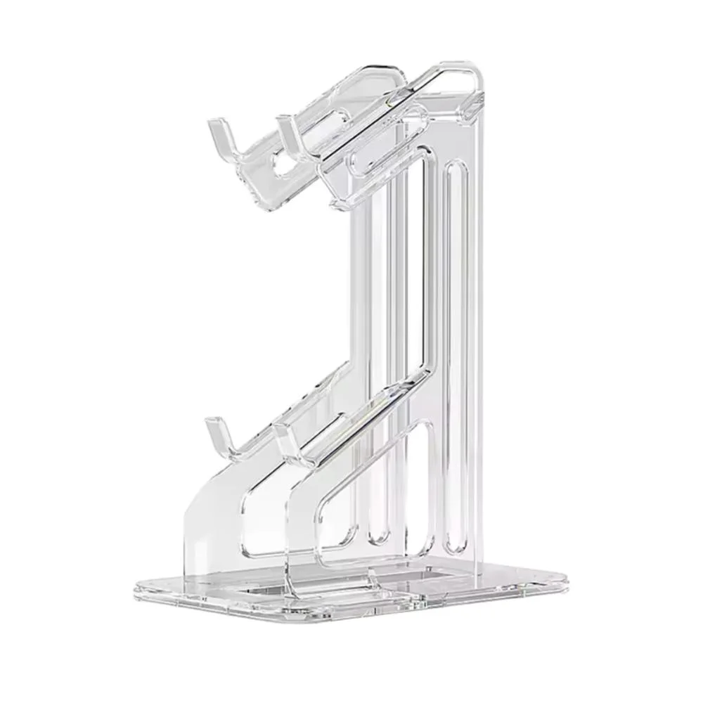 Imagem 5 de 5 do produto Suporte Multiuso Para Fone Joystick Resistente Transparente Com Luzes