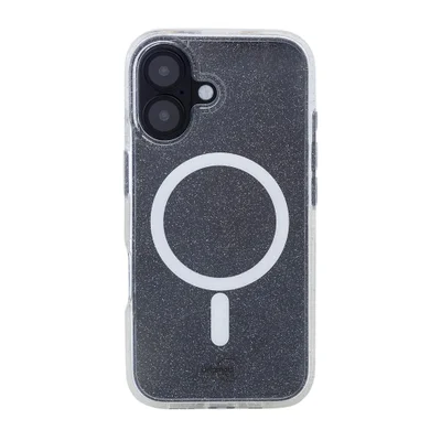 Capa Iphone 16 Plus Com Indução, Shine Iplace - Transparente Com Brilho
