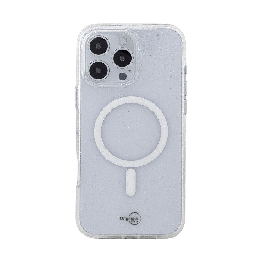 Capa Iphone 16 Pro Max Com Indução, Shine   Iplace - Transparente Com Brilho