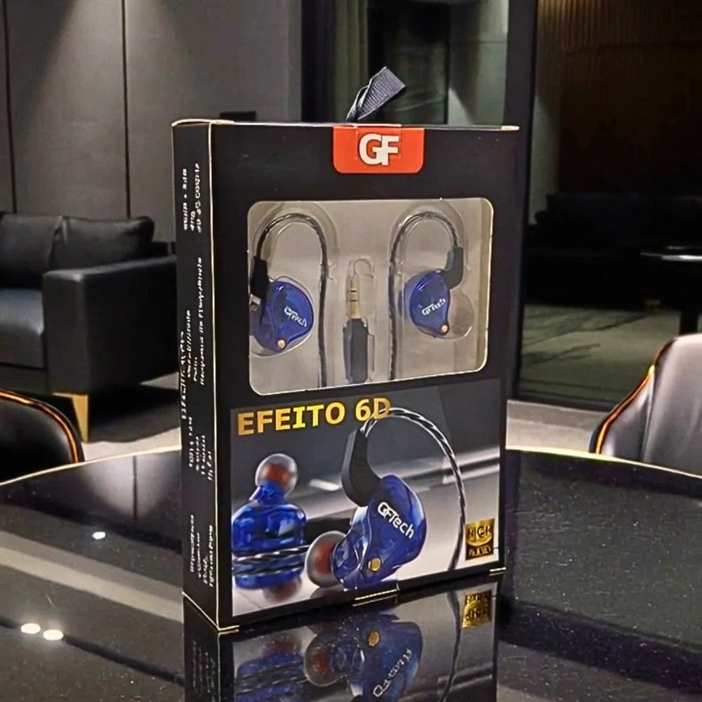 Imagem 5 de 5 do produto Fone In Ear Monitor Retorno Palco Isolamento Alta Definição Cor:vermelho