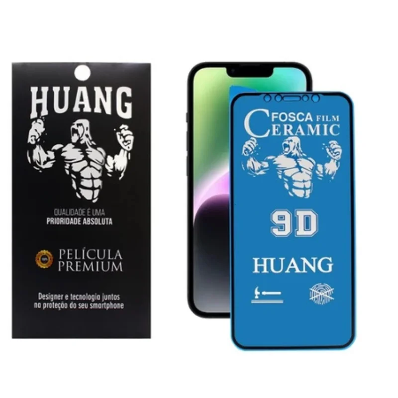 Película Cerâmica Fosca Privativa Premium Compatível Com Iphone 14 Pro Max  Proteção De Tela 9h Anti-impacto, Anti-espiã