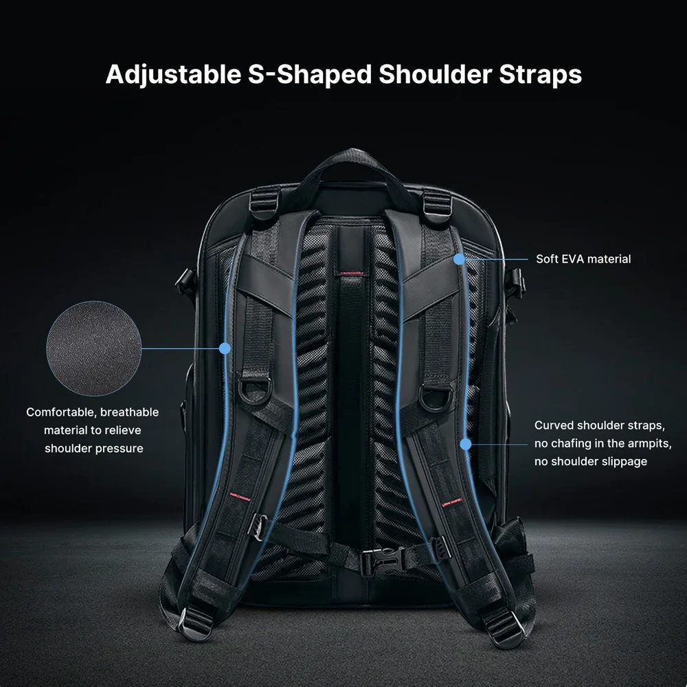 Imagem 4 de 5 do produto Mochila Profissional Câmera Ulanzi 22l Equipamento Foto