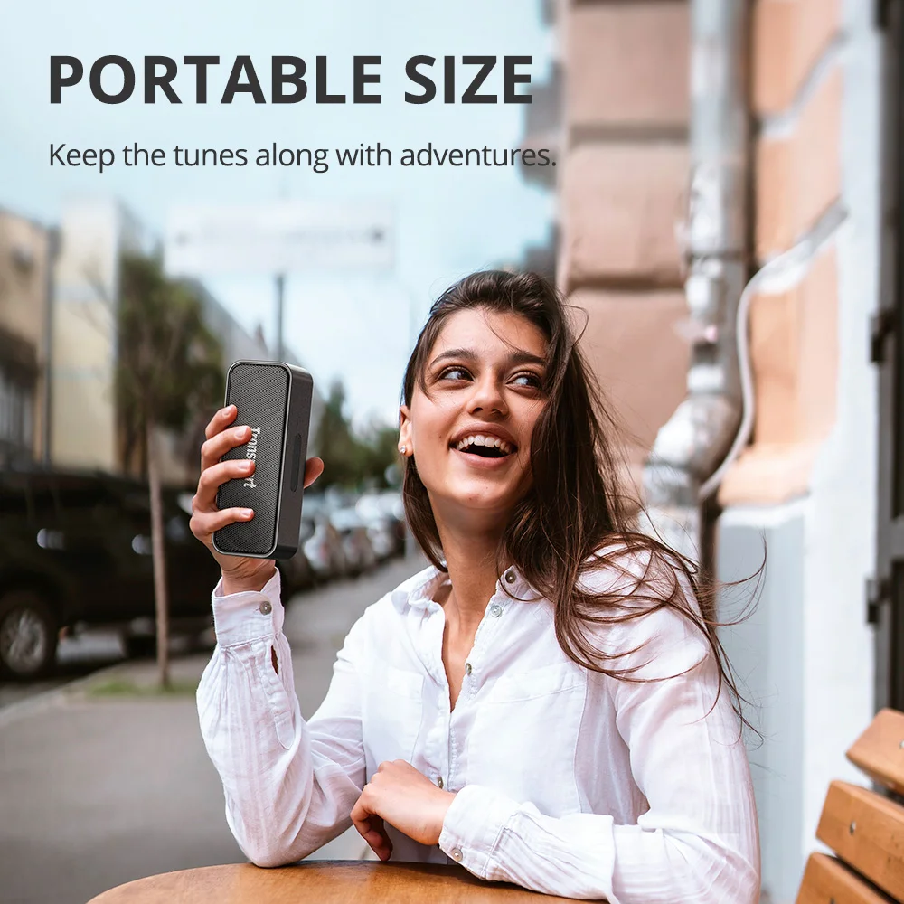 Imagem 2 de 5 do produto Caixa Som Tronsmart T2 Speaker Bluetooth Portátil Preto